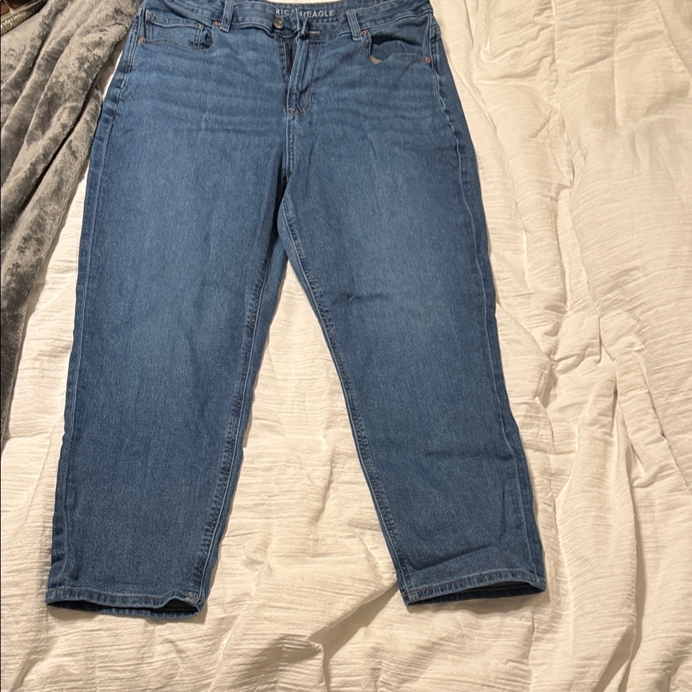 American Eagle Outfitters Straight Leg Blue Jeans